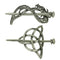 Tinsow Silver 2 Pcs Hair Clip Set, Creative Celtic Hair Slide Hairpins, Hair Accessories for Women (Style B S)