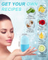 Ice Roller for Face & Eye, Beauty Facial Ice Rollers for Puffiness Relief, Massage Skin Care Tools (Blue)