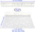 AnapoliZ Christmas Cellophane Wrap Roll, 100’ Ft. Long X 16” Wide, Crystal Clear with Snowflakes