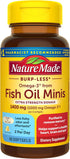 Nature Made Extra Strength Omega 3 Fish Oil 1400 mg Minis, 60 Softgels for Heart, Brain & Eye Support