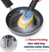 Set 2 Dish Brush with Soap Dispenser Storage with PCS Sponge Refills & Holder, Soap Dispensing Dish Brushes, Sponge