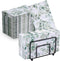 zjdbset 100Pcs Disposable Greenery Hand Towels and Metal Napkin Holder for Bathroom,Decorative Guest