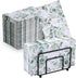 zjdbset 100Pcs Disposable Greenery Hand Towels and Metal Napkin Holder for Bathroom,Decorative Guest