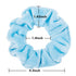 Whaline Pastel Hair Scrunchies - Elastic Velvet Hair Bands, Boho Soft Hair Ties for Girls Women, 12 Colors