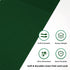 KAMMAK 100 Pack Disposable Cloth-Like Dark Green Dinner Paper Napkins - Premium Thick with Flatware Pocket
