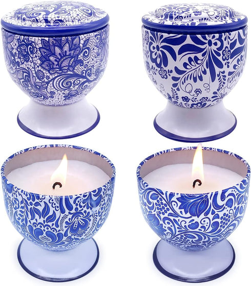 Soyyla 4 oz Set 4, Scented Candles - A Gift for Women, of Aromatherapy Candle, Candles for Home Scented, Suitable