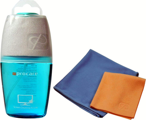 ProcareSelect Screen Cleaner with 3 Premium Microfiber Cloths for LCD & OLED 4K TV, Laptop, PC, Tablet, Mobile Phone