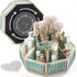 Rotating Makeup Organizer, High Hardness Glass Cosmetic and Skincare Organizer for Bathroom Counter