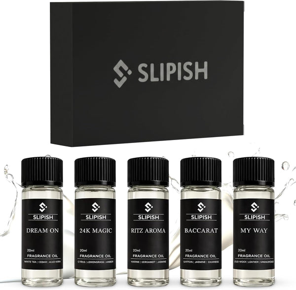 SLIPISH Hotel Diffuser Oil Discovery Kit 5 20ml Fragrance Oils | Inspired by