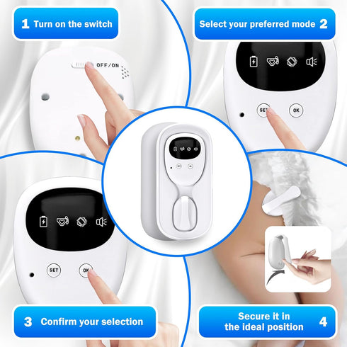Yoiilifee 3 Wireless Bedwetting Alarm for Boys & Girls, USB-C Rechargeable, High Sensitivity, Loud Sound & Vibration