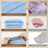 HOMEXCEL 5 Pack Microfiber Hair Towels, 40 x 20 inches, Fast Drying Turbans for Long Curly Hair