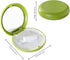 VRUIFA 2 (1PCS White+1PCS PCS Retainer Cases, Compatible with Invisalign, Mouth Guard Case with Mirror, Suitable