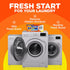 Tide Washing Machine Cleaner with Oxi, Deep Cleaning Residue & Odor Eliminator for Front and Top Loader, 10 Month Supply