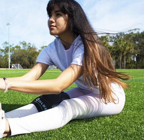 The Coldest Knee Ice Pack Wrap - Hot and Cold Therapy, Reusable Compression for Injury Recovery, Bursitis, Arthritis