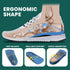 Welnove Plantar Fasciitis Heel Inserts Insoles, Arch Support Cushions for Foot Pain Relief, Orthotic Heel Cups for