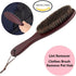 Clothes Brush Lint Remover with Genuine Soft Horsehair and Wooden Handle for Coat, Suit, and Pet Hair