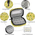 Skerhhux 7 Fruit Lemon Yellow Pill Case Travel Pill Organizer Weekly Day Portable with Zipper Medicine Box Pill Case