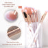 16PCs Marble Makeup Brushes Set, Premium Synthetic Kits for Foundation, Powder, Eyeshadow, Eyeliner, Blending