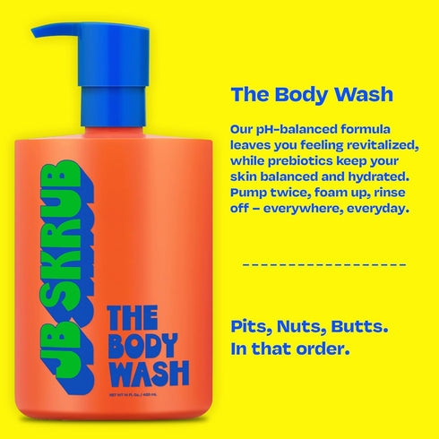 Body Wash for Kids, Tween & Teen Boys (14 oz) with Natural Citrus Scent, No Harsh Ingredients