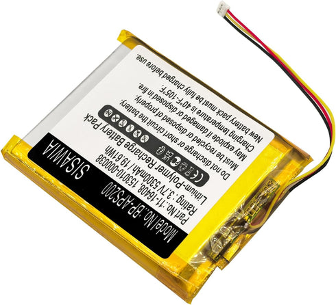 Sisawia 2,Stratus 2S,Stratus 3,153010-000038,11-16408,5300mAh Replacement Battery for Appareo Stratus