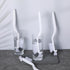JJUNW 4Pcs (4) Kitchen Scrub Brush, Angle Cleaning Brush, Right Angle Scrub Brush for Sink Household Dish Pot Pan Edge