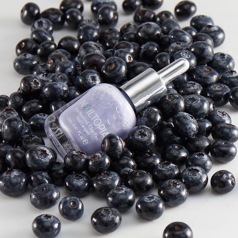 Nailtopia Bio-Sourced Chip Free Nail Lacquer - All Natural, Strengthening Biotin Polish - Passion Player