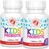 Silver Fern Brand Kids Ultimate Probiotic, 2 Bottles, 30 Chewable Tablets Each, Sugar & Gluten Free