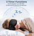 LC-dolida Bluetooth Sleep Mask with White NoiseSleep Headphones,Bluetooth Wireless Music Eye Mask, Ideal for Travel