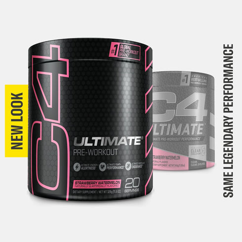 Cellucor C4 Ultimate Pre Workout Powder, Watermelon, Sugar Free Energy Supplement for Men & Women, 20 Servings
