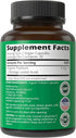 USDA Organic Psyllium Husk Vegan Capsules, Fiber Supplement for Gut Health and Digestion