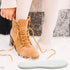 Wool Shoe Inserts - Universal for Winter & Summer - Ultra Thin Sheepskin Insoles for Women and Men