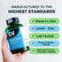Triple Magnesium Complex Supplement, 300mg Magnesium Glycinate, Malate & Citrate for Muscles, Nerves, Energy