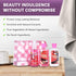 Bath & Body Care Travel Set - Home Spa Set with Shower Gel, Body Lotion, and Fragrance Mist, Valentines Day Gifts for