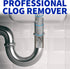 Professional Slow Drain Cleaner, 10-Foot Metal Snake for Hair, Food, Debris Removal from Pipes, Plumber Tools
