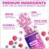 Hair Vitamins Gummy with Biotin 5000 mcg, 60 Non-GMO Gummies for Thicker, Stronger Hair, Skin & Nails