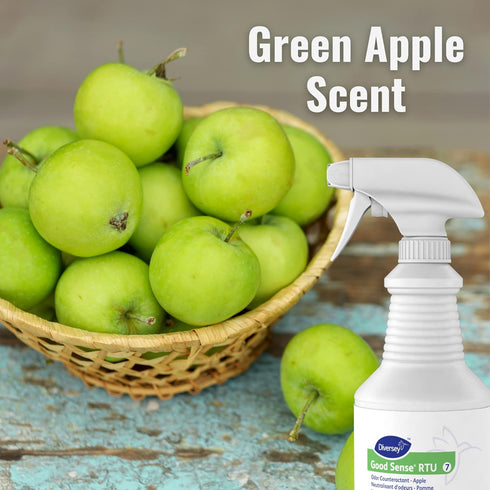 Diversey Good Sense Rtu Liquid Odor Counteractant - Apple Scent, 32 Oz Spray Bottle