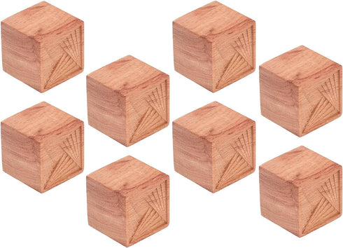 PinzqTrading 8 Pcs Rosewood Essential Oil Diffuser, Wood Aromatherapy Diffuser for Car Bedroom Office, Natural Wood