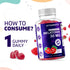 Vitamatic Sugar Free Melatonin 30mg per gummy, 60 Vegetarian Gummies, Non-Habit Forming Supplement