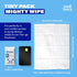 Pack 99.5% 10 Packs 6 (60 Zero Trace Flushable Wipes Portable Travel Wipes Pocket Size for Adults, Kids & Baby Care