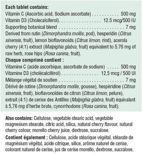 Vitamin C & D- 500 Mg- 75 Tablets
