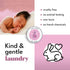 Zero Trace All Natural Baby Laundry Detergent Sheets - Eco-Friendly Travel Strips for Sensitive Skin, 144 Loads