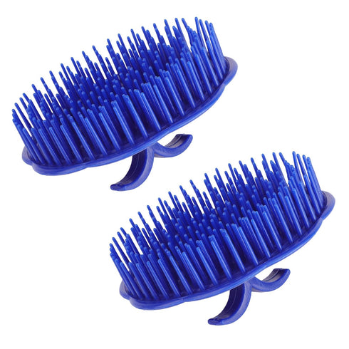 Segbeauty Hair Scalp Brush, 2Pcs Palm Massage Shampoo Brushes, Men Beard Comb Scalp Scrubber for Washing Hair
