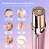 Facial Hair Removal for Women, Painless Womens Facial Hair Remover with 2 Replacement Heads, Lipstick-Sized, USB Rechargeable, Facial Hair Remover for Upper Lip,Chin,Peach Fuzz,Mustache(Rose Gold)