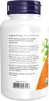 NOW Supplements Certified Organic Spirulina 1000 mg, Rich in Beta-Carotene and B-12, 120 Tablets
