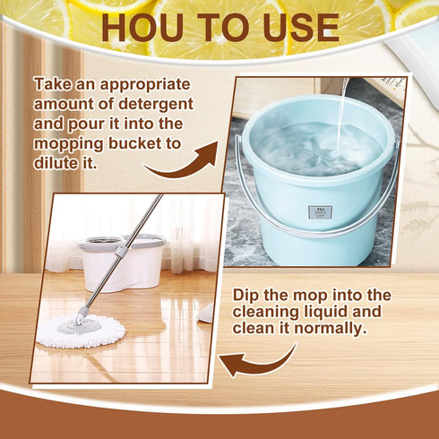 Nmoiat 2025 Mop Soap, Aroma Mop Soap, New Highly Scented Mop Soap for Floor Cleaning, Multisurface Deep Cleans Tough