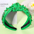 St. Patrick's Day Headband for Women, Green Shamrock Headband with Crystal Rhinestone, Lucky Irish Holiday