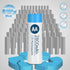 messule 12 Pack,2800mAh 1.2V Devices(12 Pack) NiMH Rechargeable AA Batteries High Capacity NiMH Double A