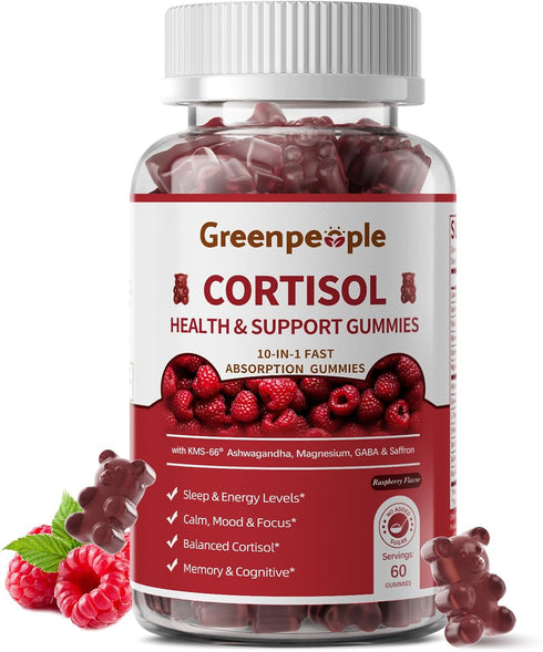 GREENPEOPLE Cortisol Supplements for Women & Men - Cortisol Reducer Detox Manager