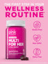 Gummies PINK Multivitamin for Women | Non-GMO & Gluten Free | Plus Collagen & Biotin | Mixed Berry Flavor