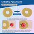 ovand 2 mm 10) Ostomy Barrier Rings - Ostomy Supplies - Thickness Moldable Ostomy Rings Medical Grade Hydrocolloid